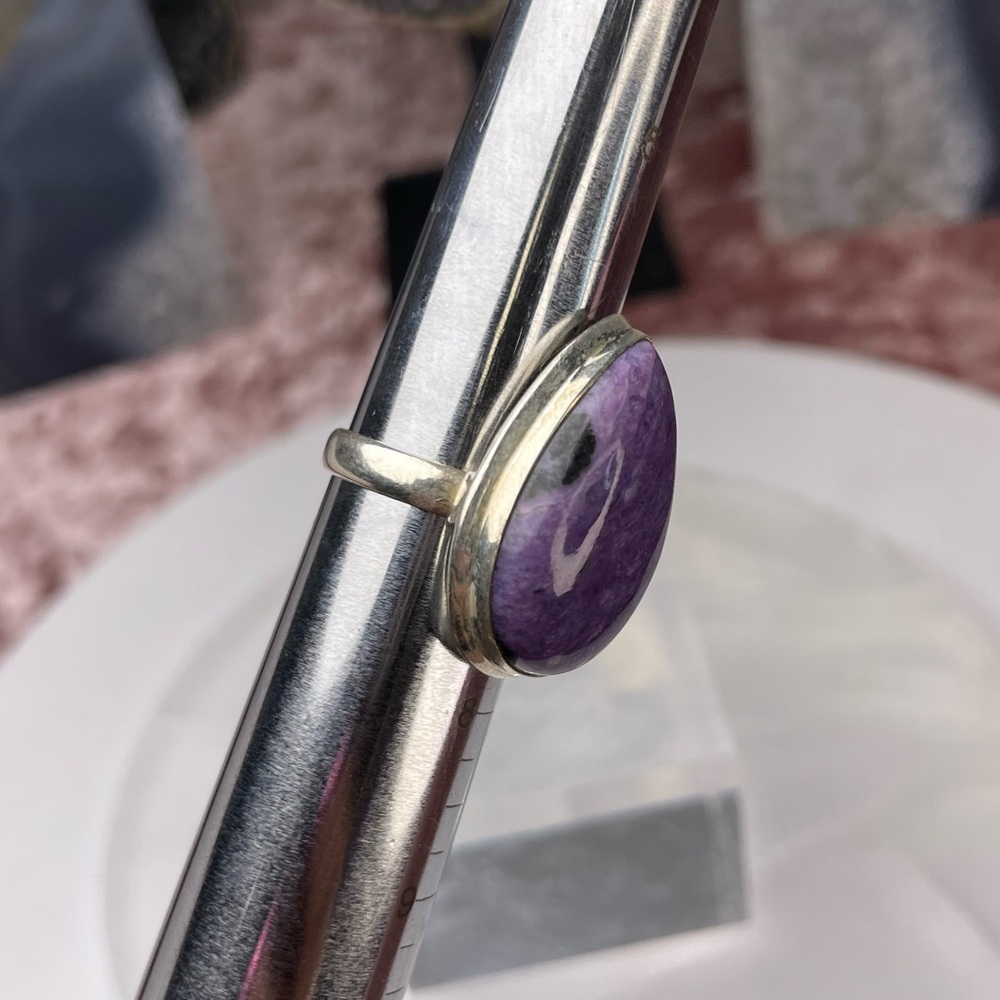 Charolite Russia Ring Size 7 - Picture 3 of 6